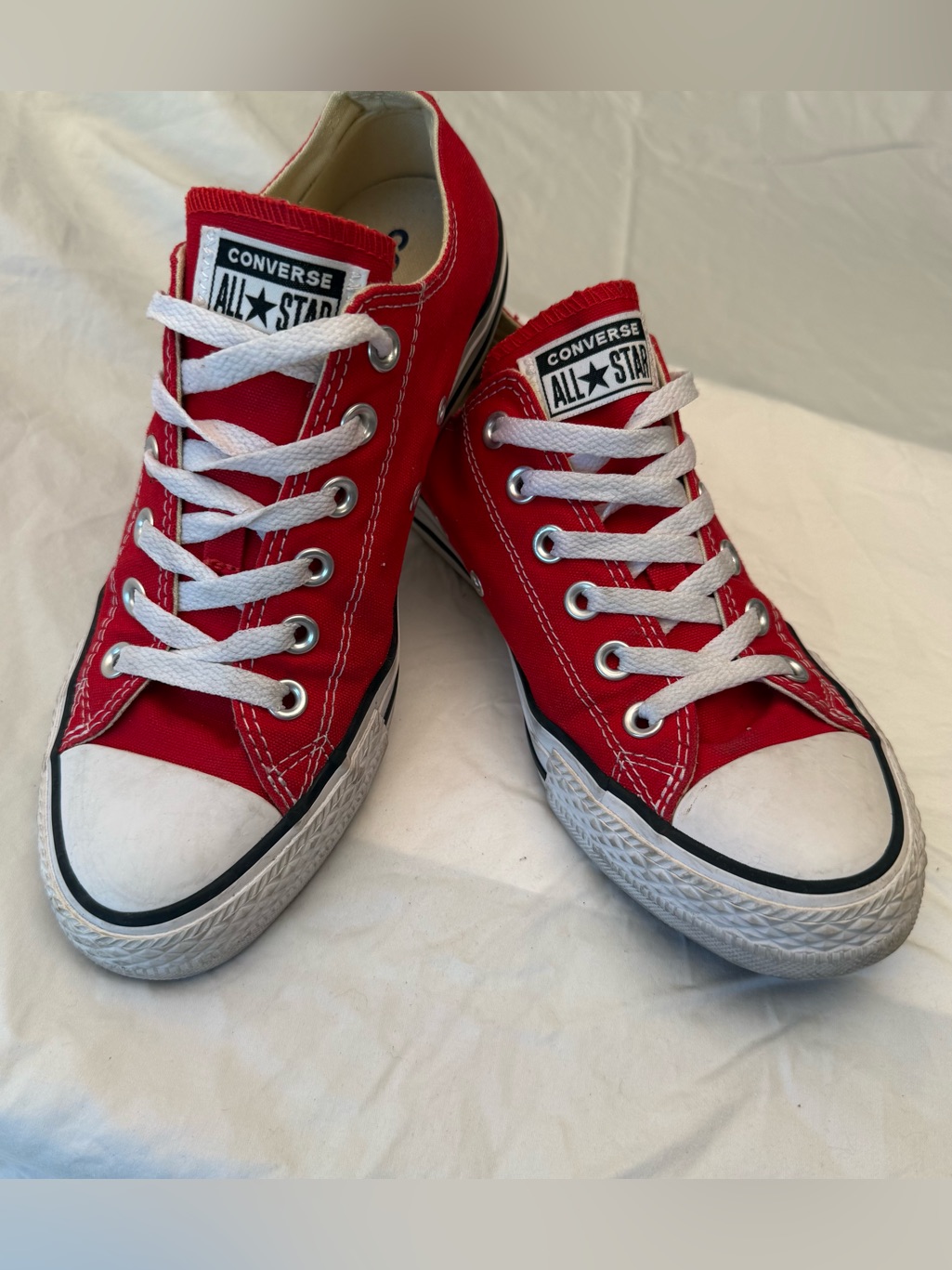 Converse All Star Unisex Red Low Top Sneakers